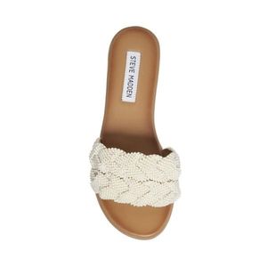 Steve Madden PHRAYA WHITE Sz 10